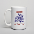 Cute Puppies Book Club Ceramic Mug - Dishwasher Safe