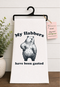 Flabbers Gasted Bear 16x24 Microfiber Waffle Hand Towel