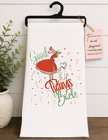 Good Tidings Christmas Tea Towel Hand Towel Design