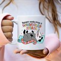 Today's Yoga is Downward Spiral Coffee Mug by Handsome Sam's