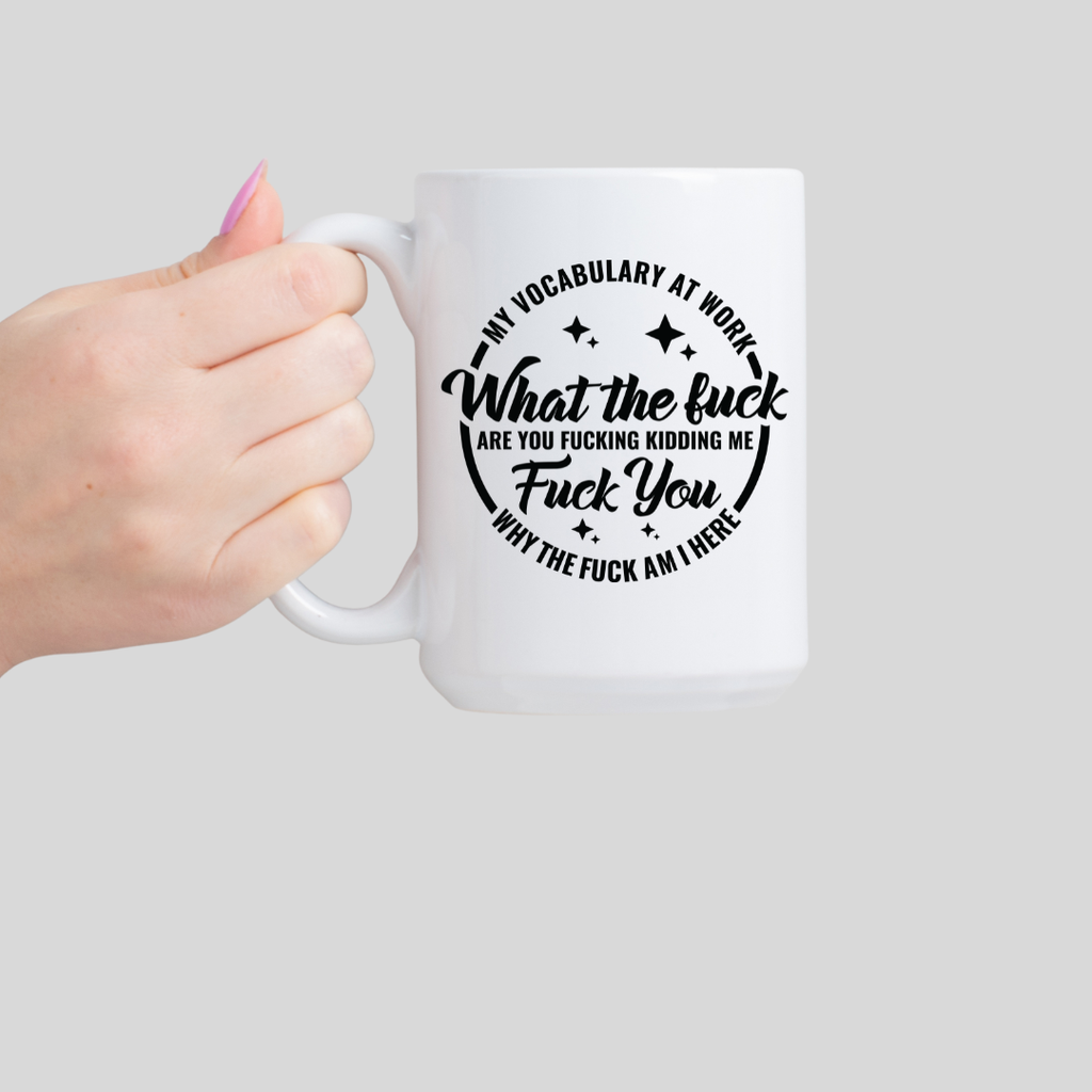 My Vocabulary At Work - Ceramic Coffee Mug