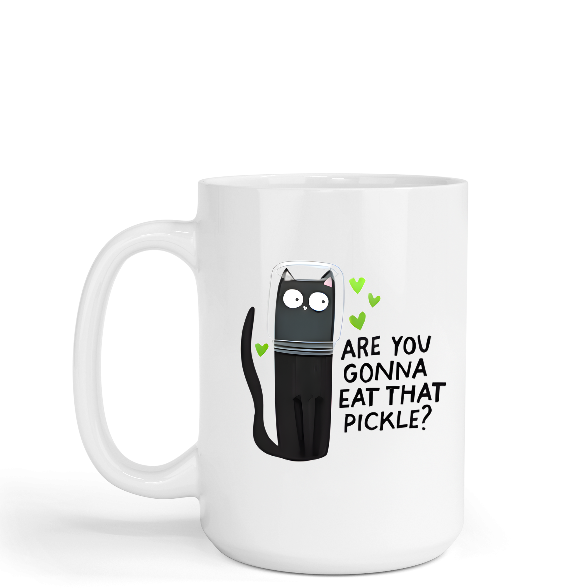 You Gonna Eat That Pickle, Ceramic Mug - Dishwasher Safe by Handsome Sam's