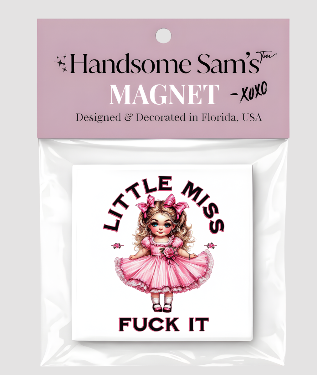 Little Miss, 3 x 3 Magnet