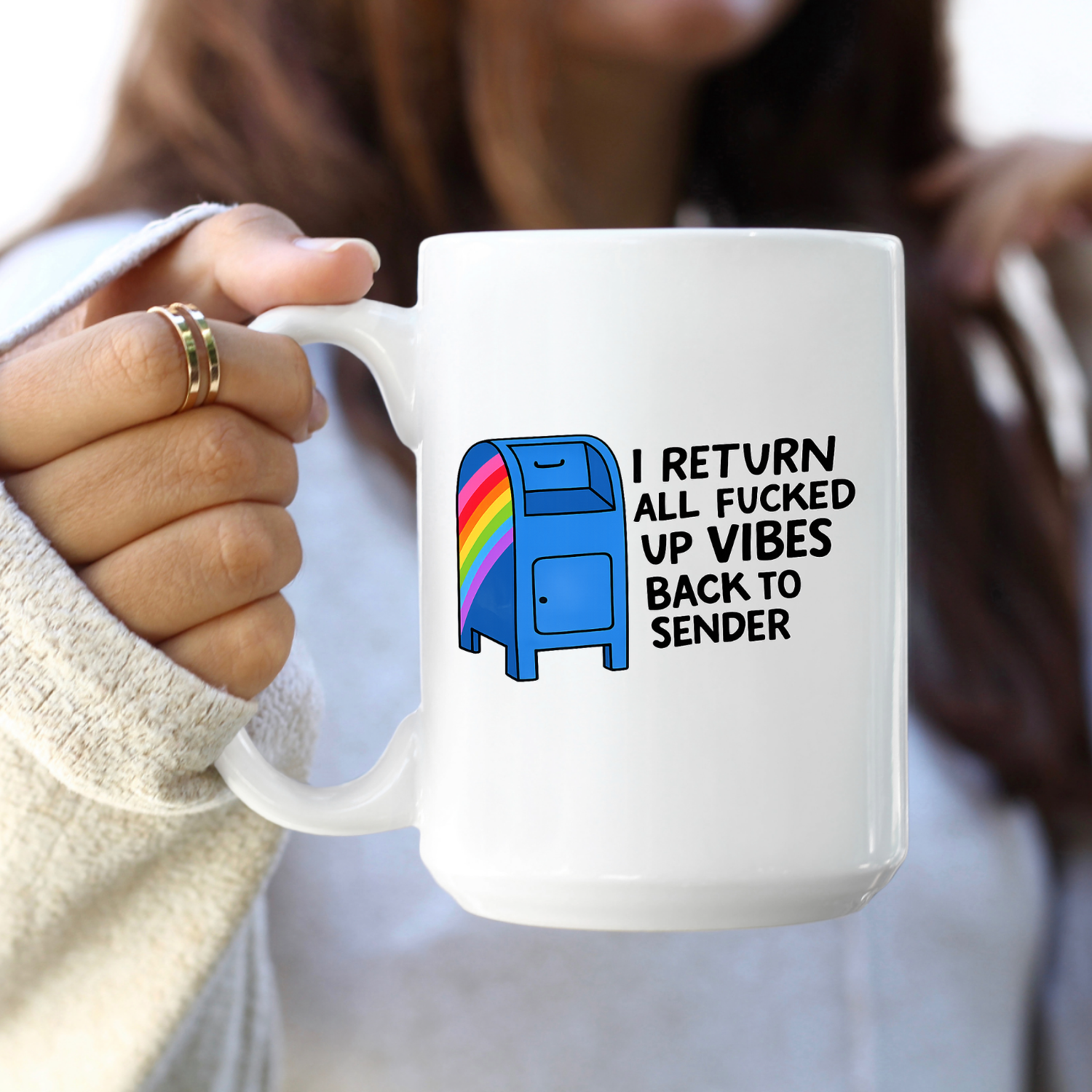 Returned the Bad Vibes Coffee Mug