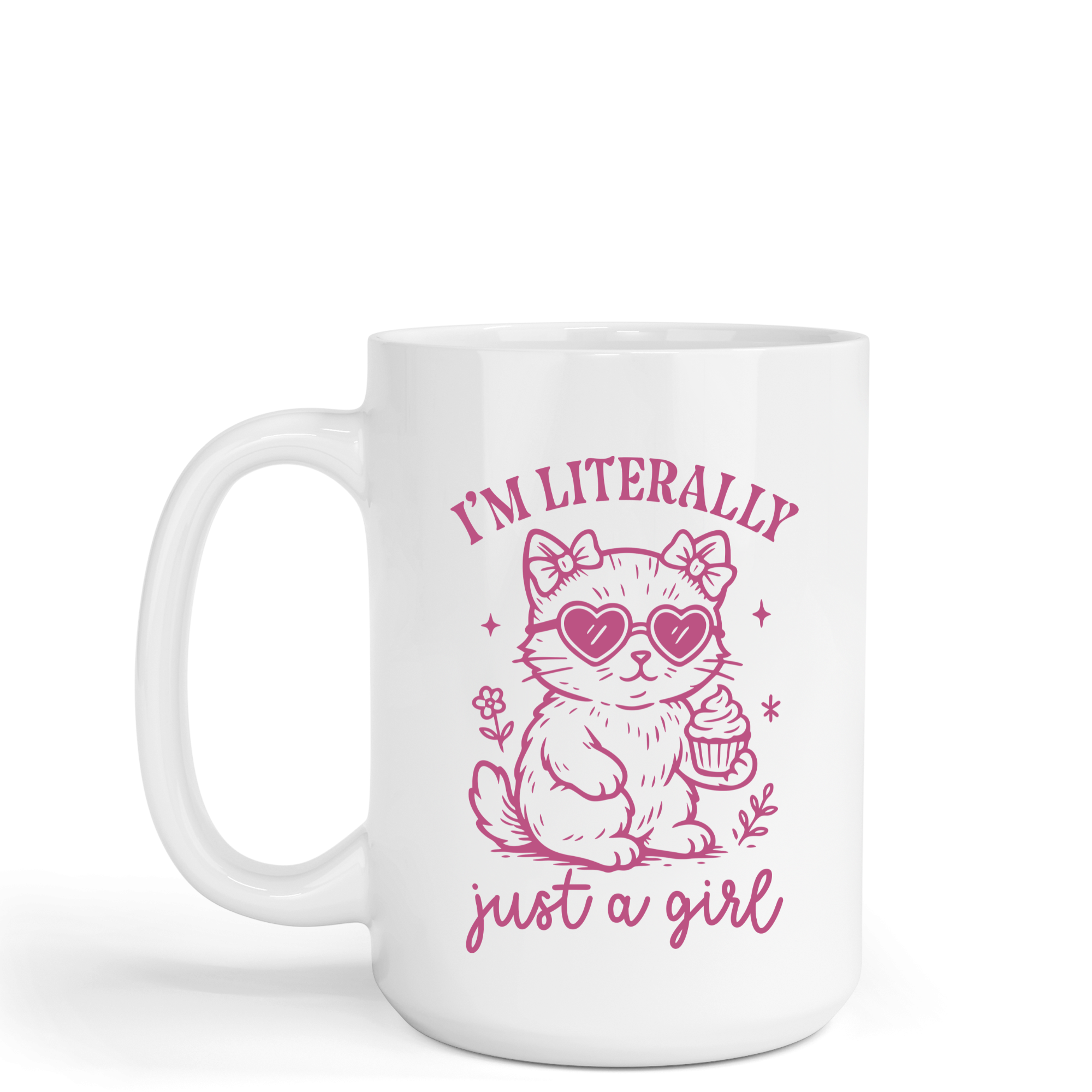 I'm Literally Just a Gift Cat Ceramic Coffee Mug