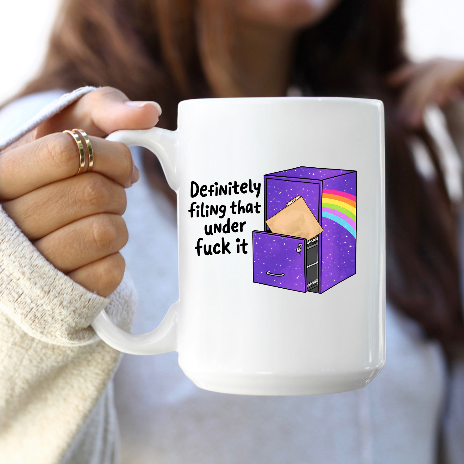 Filing that under... Ceramic Coffee Mug