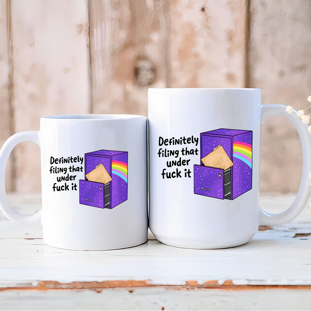 Filing that under... Ceramic Coffee Mug