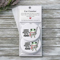 Side Quest Frog, Ceramic Car Coasters Pack of 2