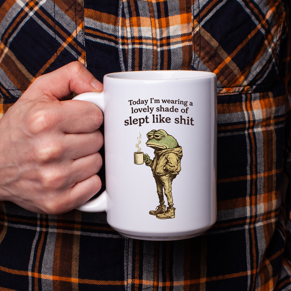 Today I am Wearing.... 15oz Coffee Mug with Funny Eye-Catching Design