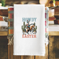 Howdy Easter - Western Bunny Tea Towel