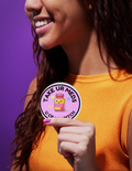 Funny Take Your Meds You Crazy B... Novelty Sticker