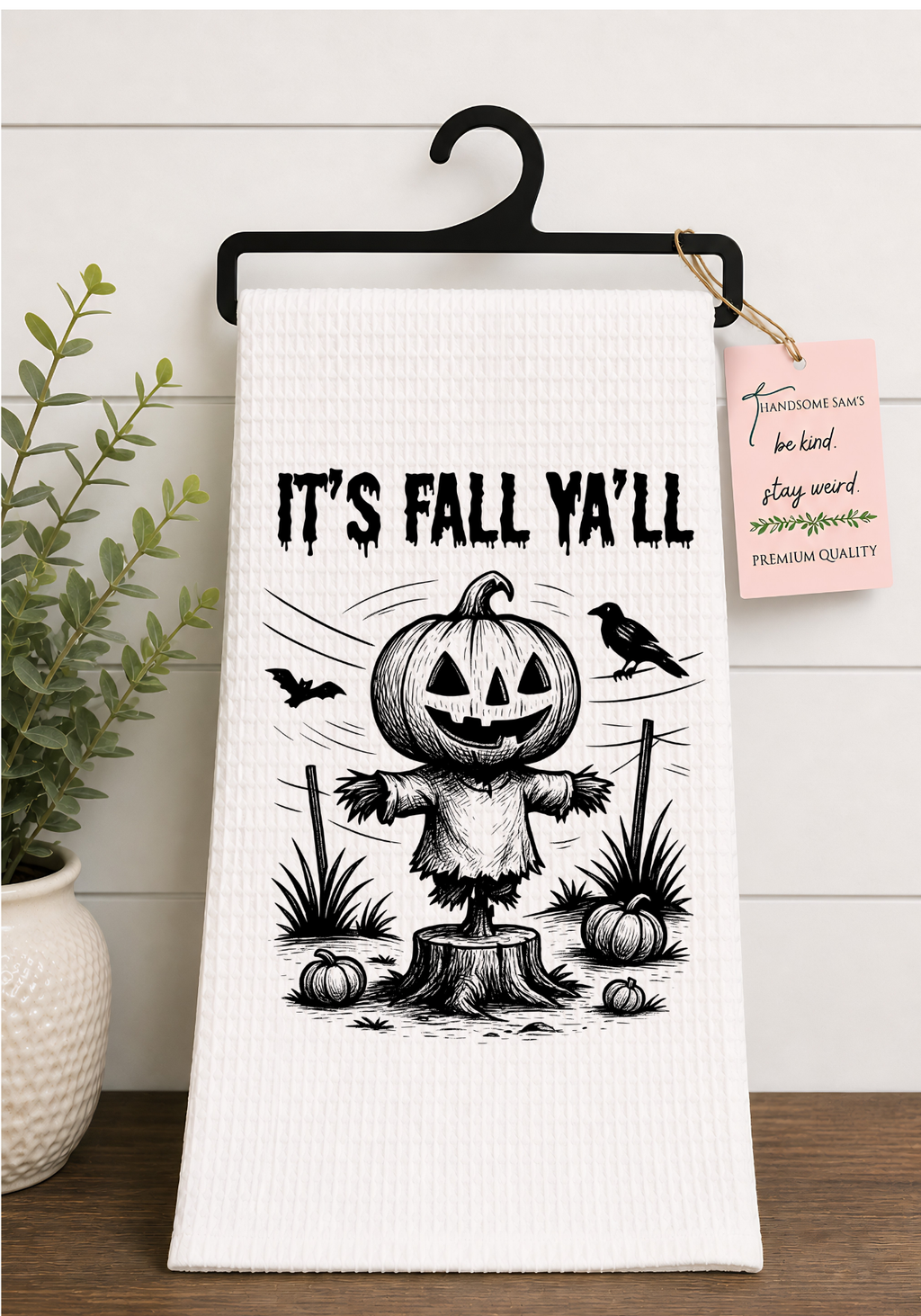 Fall Décor Halloween Tea Towel Hand Towel Design