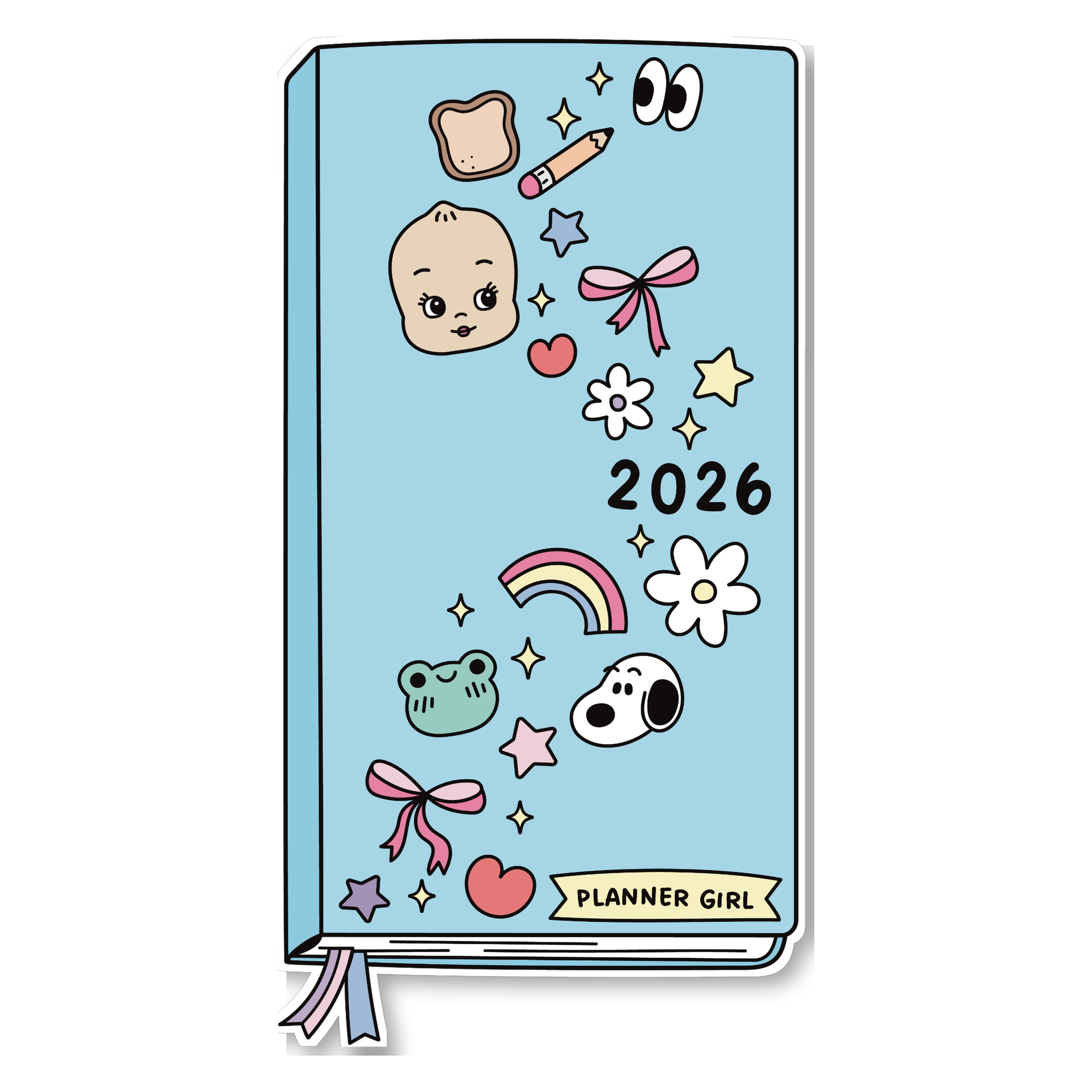 Planner Girl 4 x 4 Waterproof Vinyl Sticker