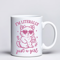 I'm Literally Just a Gift Cat Ceramic Coffee Mug