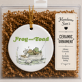 Frog & Toad Friendship Ceramic Ornament