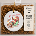 Funny Christmas Santa Ceramic Ornament | Buckle Up Bitches