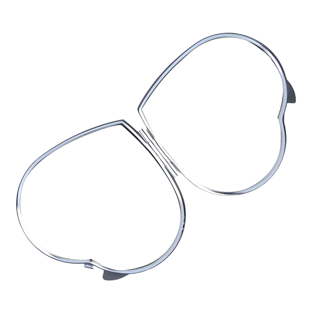 Heart Shape Pocket Mirror - B*tches are People Too