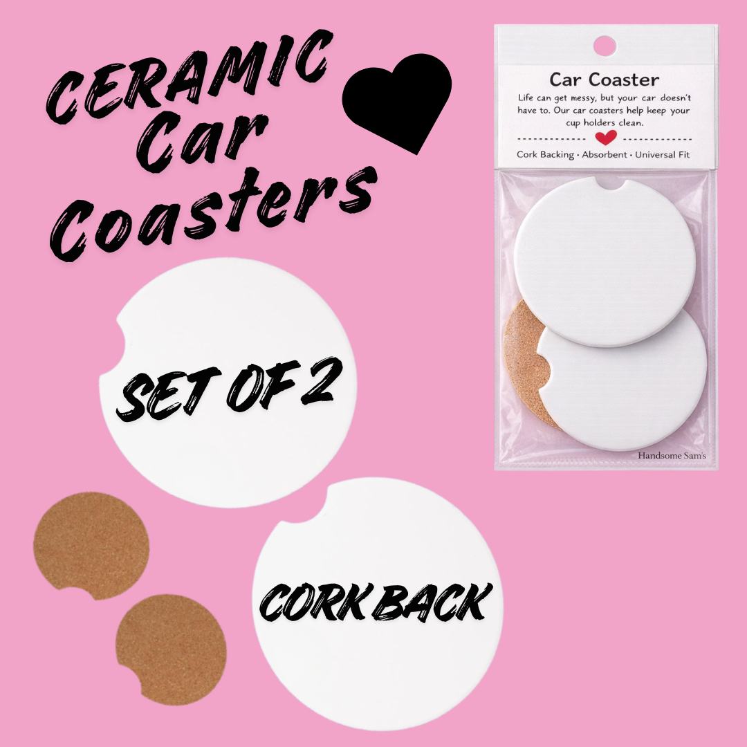 Ceramic Car Coasters Pack of 2 - Sh*tstorm Survivors Club