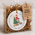 Funny Christmas Ceramic Ornament | If You Mess Up My Tree