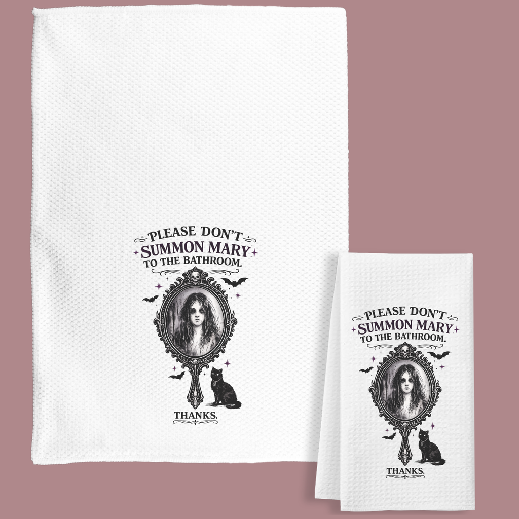Bloody Mary Fall Décor Halloween Tea Towel Hand Towel Design