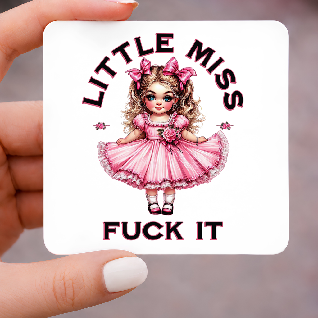 Little Miss, 3 x 3 Magnet