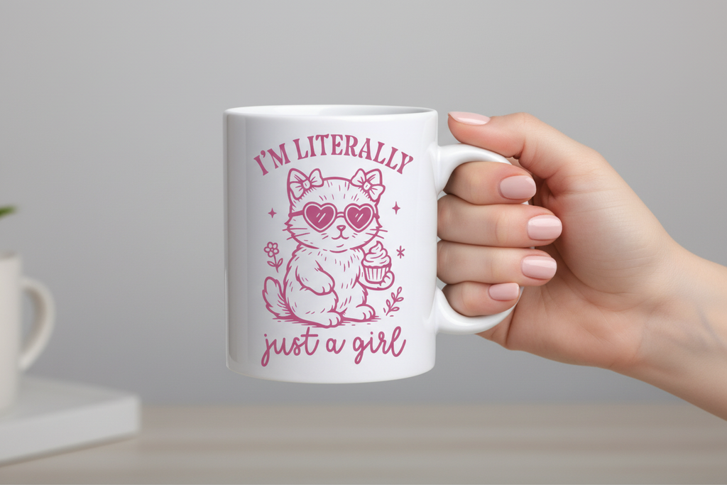 I'm Literally Just a Gift Cat Ceramic Coffee Mug