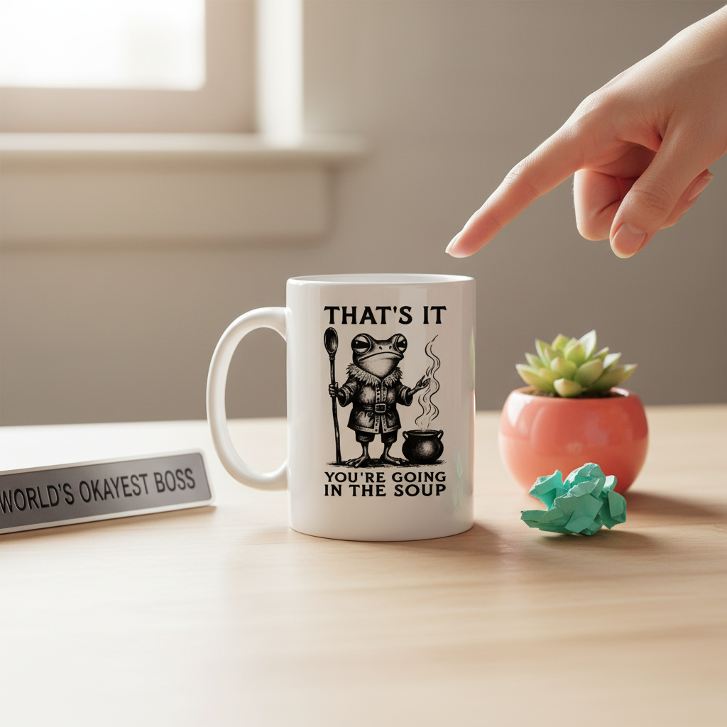 That's it, You're Going Ceramic Mug - Dishwasher Safe