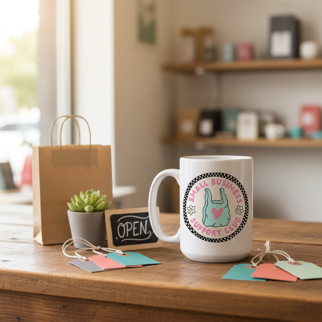 Small Business Support Club - Ceramic Coffee Mug