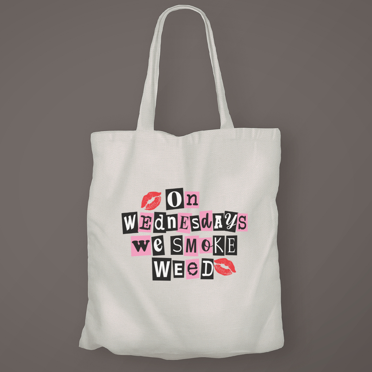 Weed Wednesdays, Canvas Tote Bag by Handsome Sam